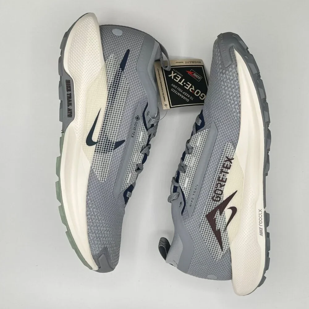 Men's Nike React Pegasus Trail 5 Gore-Tex Cement Grey FQ0908-006 VNDS Sz 7 NEW - Picture 7 of 12
